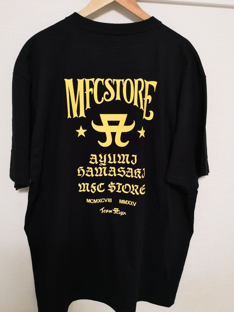 ★浜崎あゆみ✖MFCSTORE　 ブラック✖イエローTシャツ XXL★