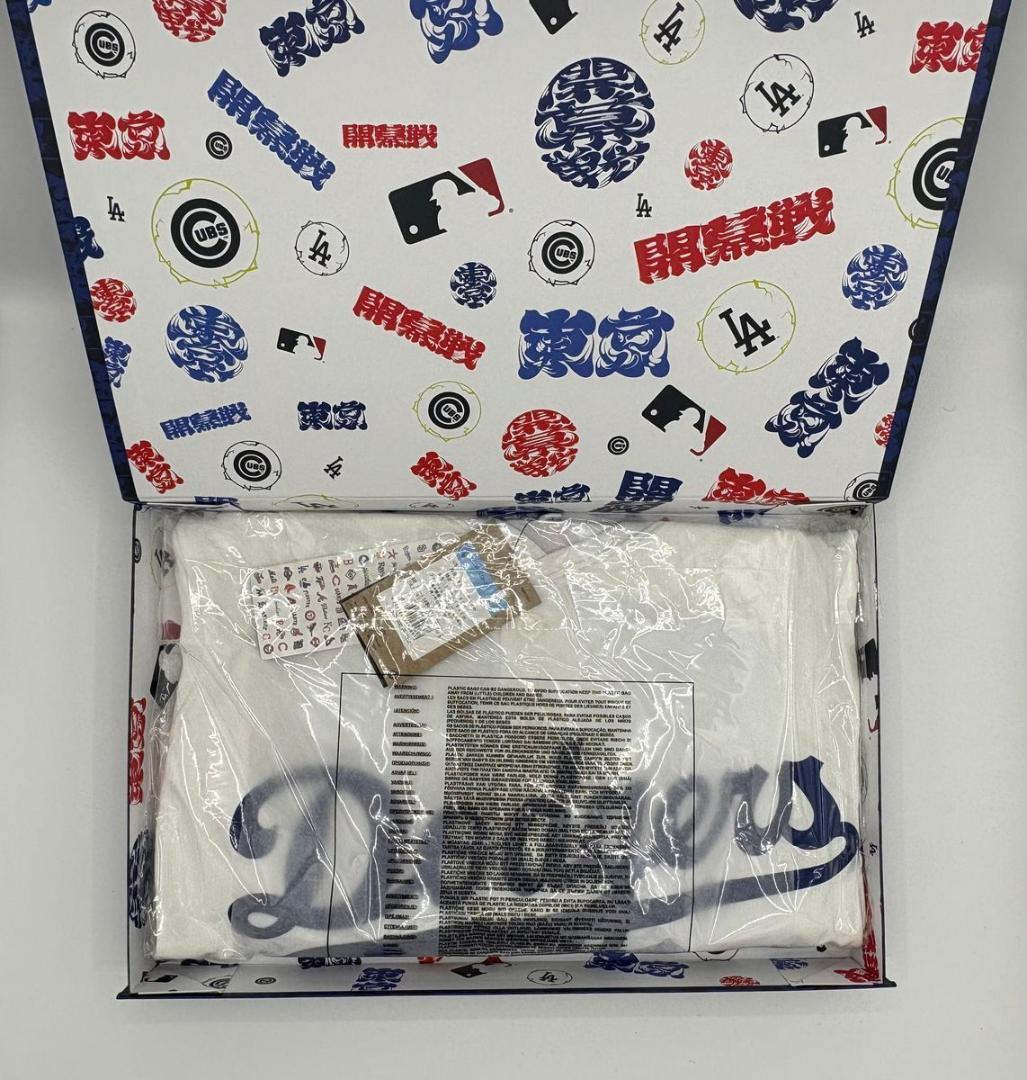 MLB 東京シリーズ 大谷翔平 ユニフォーム 【M・L ２着セット】 袖パッチ風