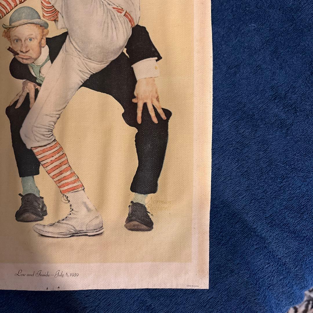 ⬛︎希少⬛︎1972年製ノーマンロックウェル⬛︎キャンパスヴィンテージポスター⬛︎