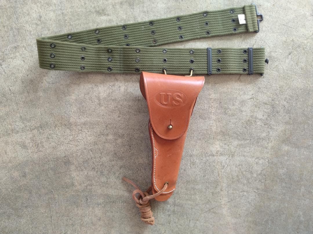 WW2タイプ ガバメント用レザーホルスター
