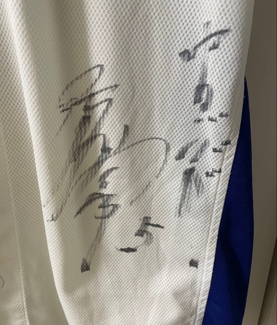 中日ドラゴンズ 渡邉博幸選手 実使用ユニフォーム直筆サイン入り ミズノプロ 貴重