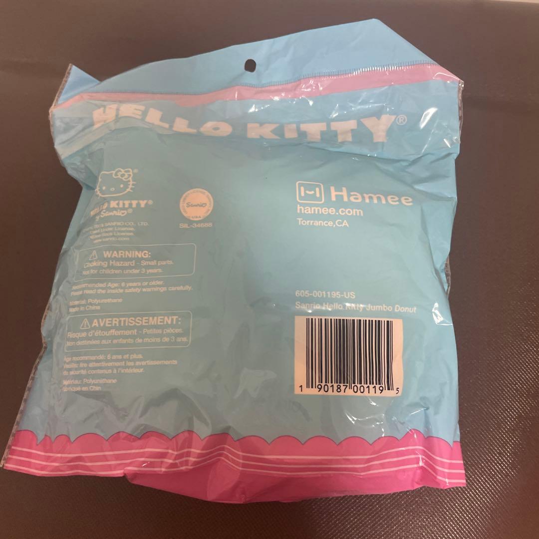 激レア　HELLO KITTY XXLドーナツ型スクイーズ