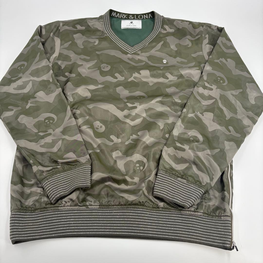 美品　MARK&LONA マークアンドロナ ブルゾン L カモ L 772