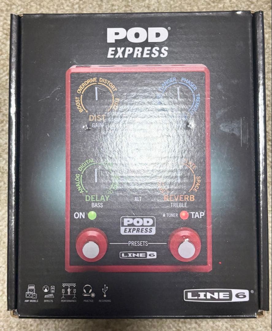 LINE 6 POD EXPRESS ギター用アンプシュミレーター・エフェクター