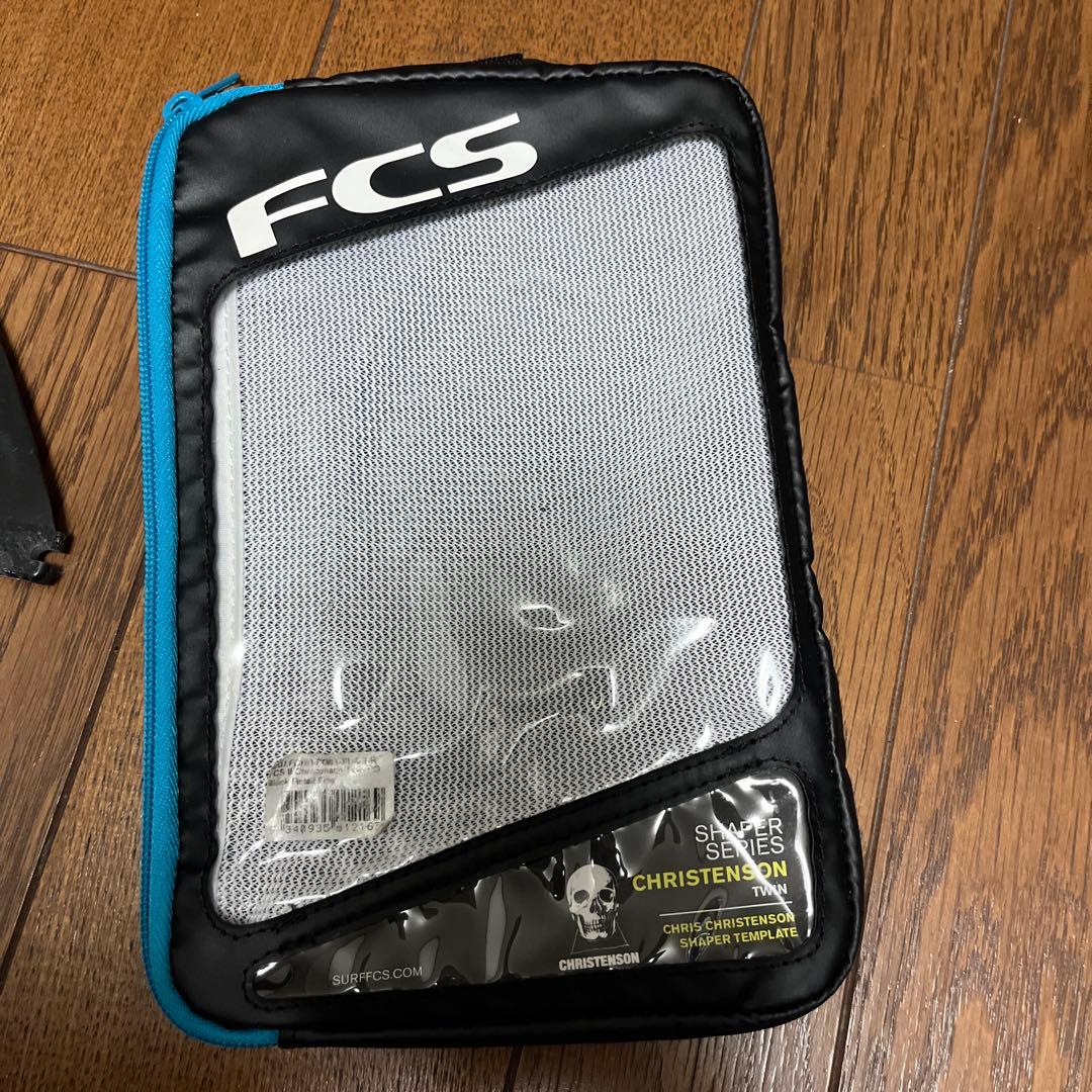 FCS Christenson サーフボードフィン スカルデザイン ケース付き