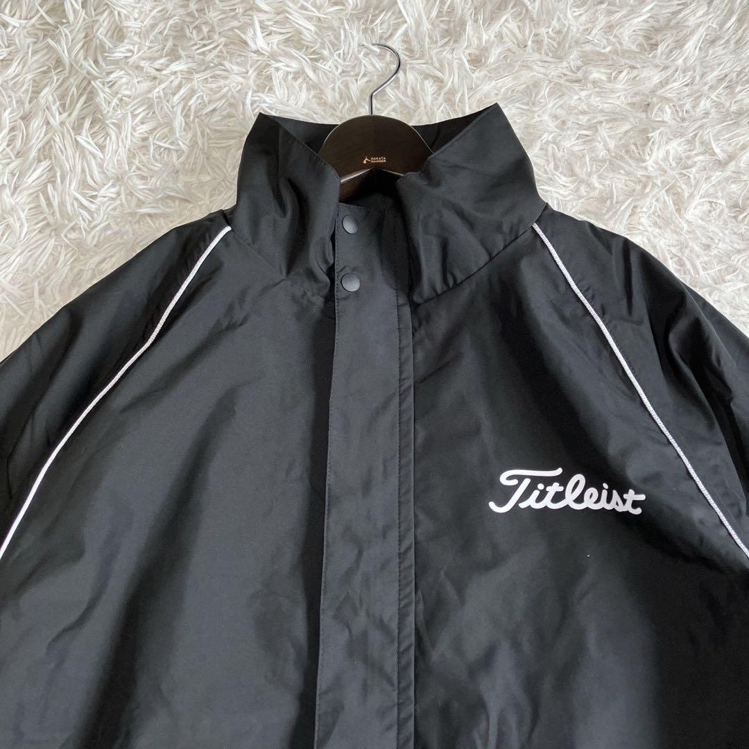 ◎未使用極美品 タイトリスト ゴルフ レインウェア 上下セット XL 黒