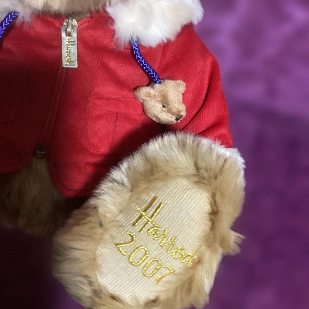 ❤️SALE❤️ハロッズ　テディベア ❤️2007 フードジャケットぬいぐるみ美品