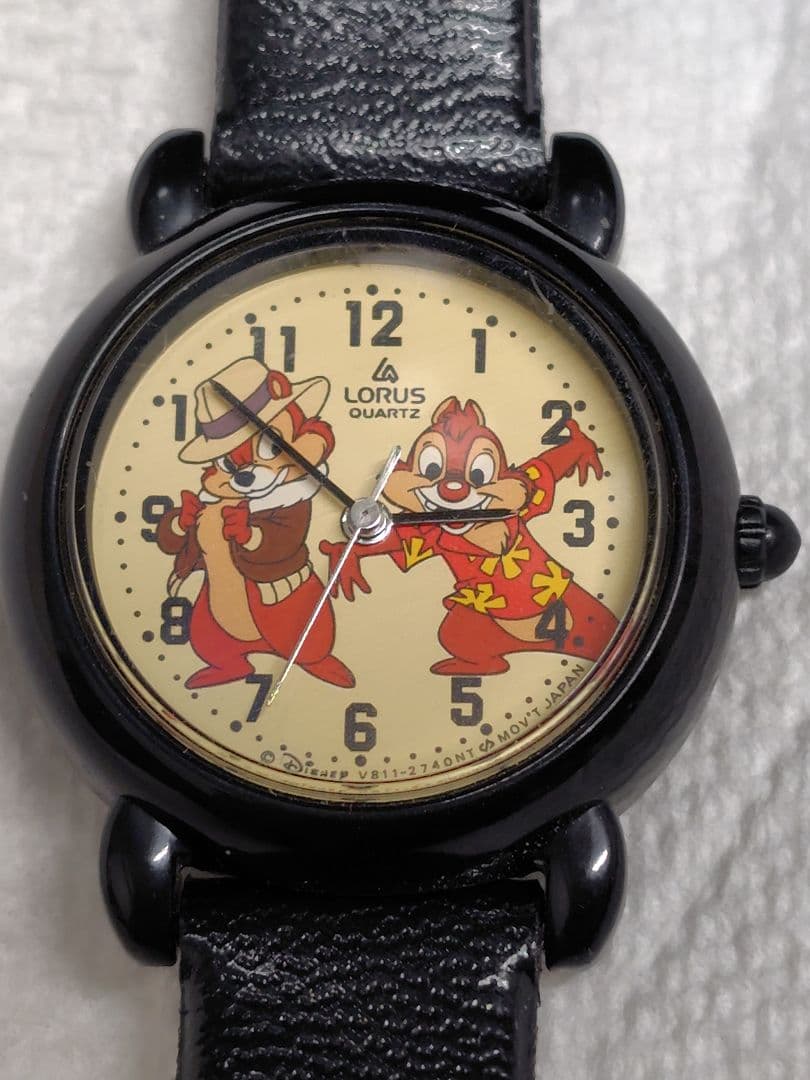 再々値下★LORUS DISNEY レスキューレンジャー チップとデール 腕時計