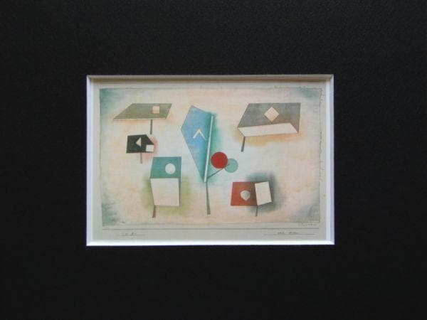 パウル・クレー、Paul Klee、【六つの流儀】、希少な画集画、状態良好