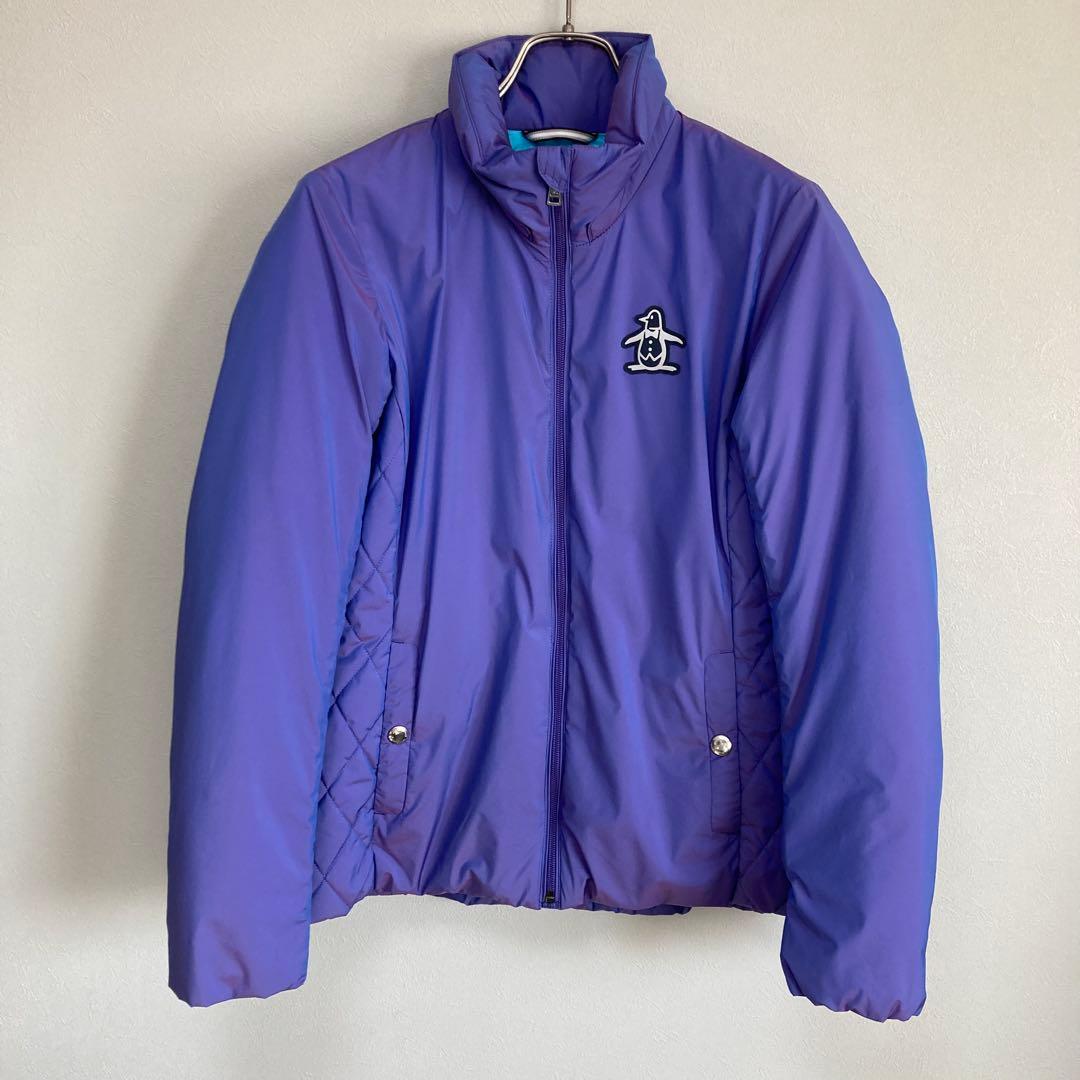 紫 マンシングウェア Munsingwearダウンジャケットサイズ Ｌレディース