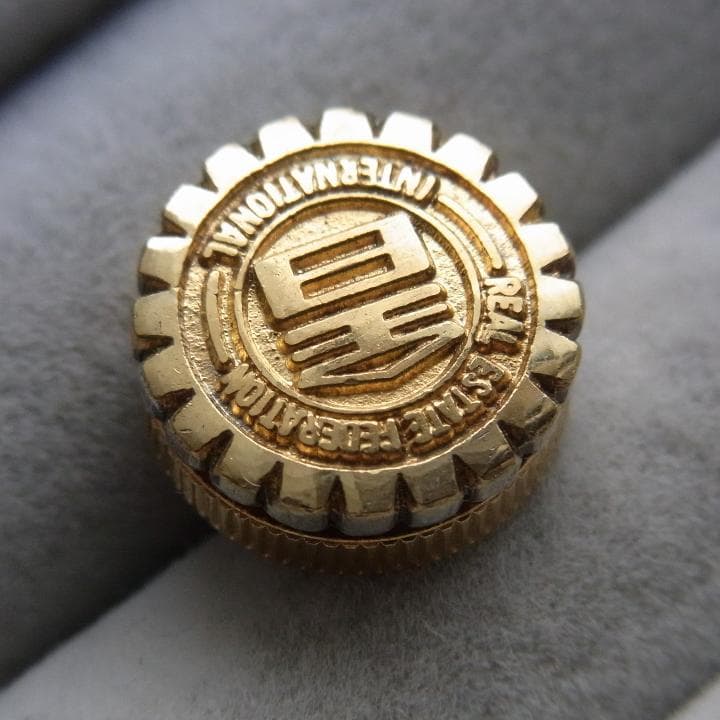 銀金張 バッジ 全日本不動産協会【全日】