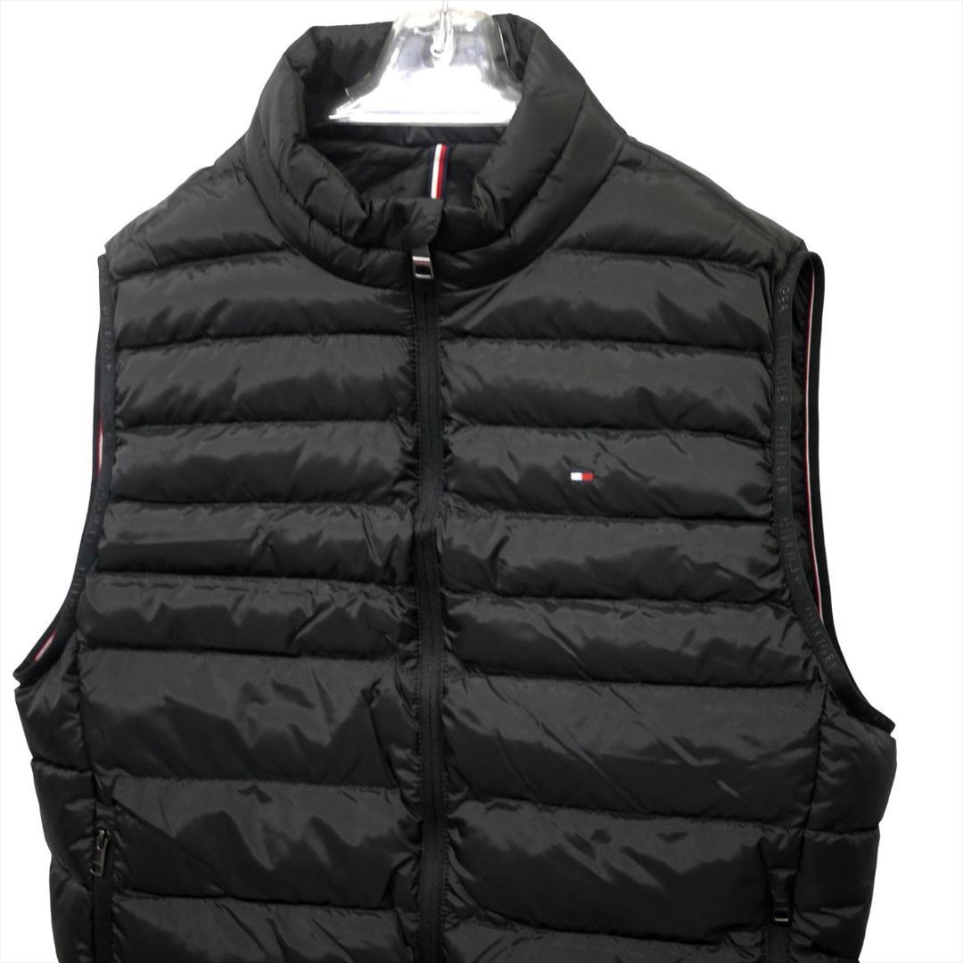 新品 トミーヒルフィガー THPROTECT 軽量 耐水 中綿 ベスト XL 黒