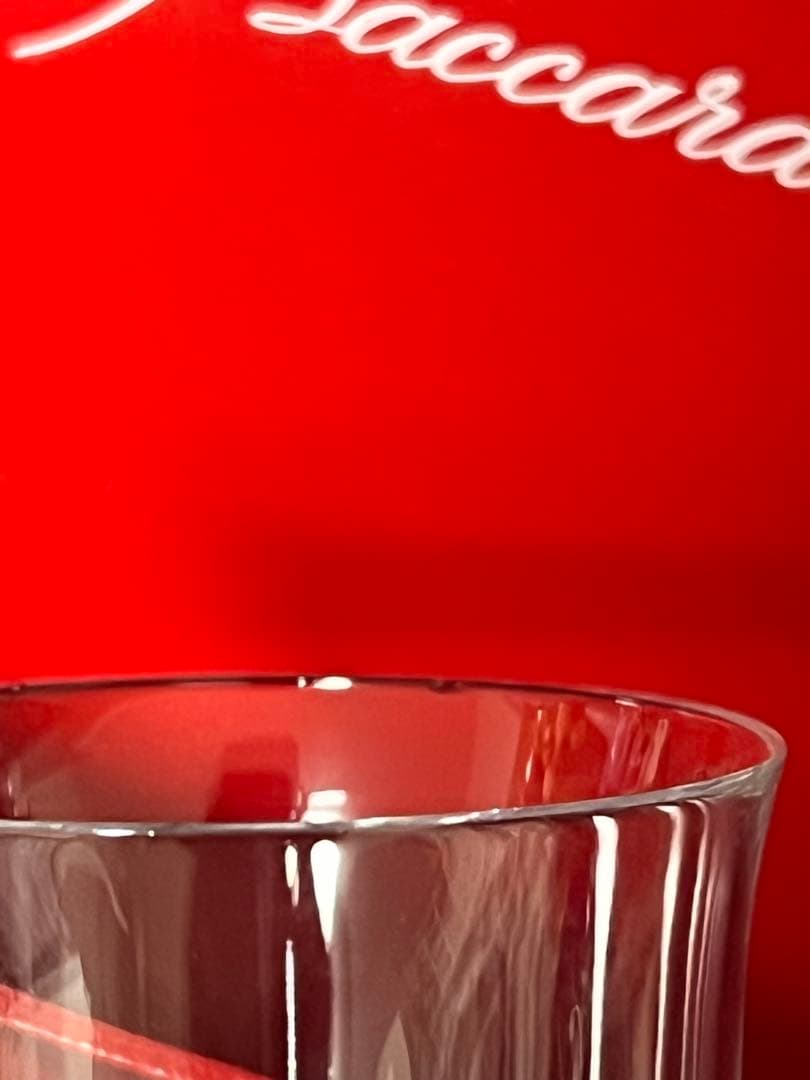 Baccarat クリスタルバカラシャンパングラス フルート 2個セット 箱付き