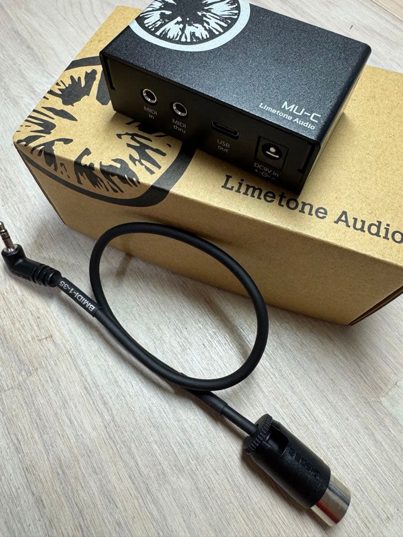 Limetone Audio MU-C MIDIケーブル等付属