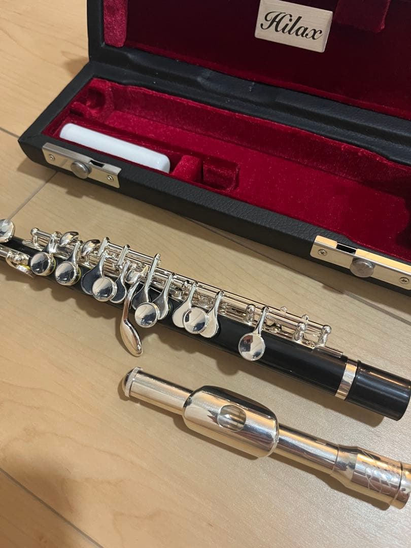 Hilax 初心者用 ピッコロ 本体 シルバー