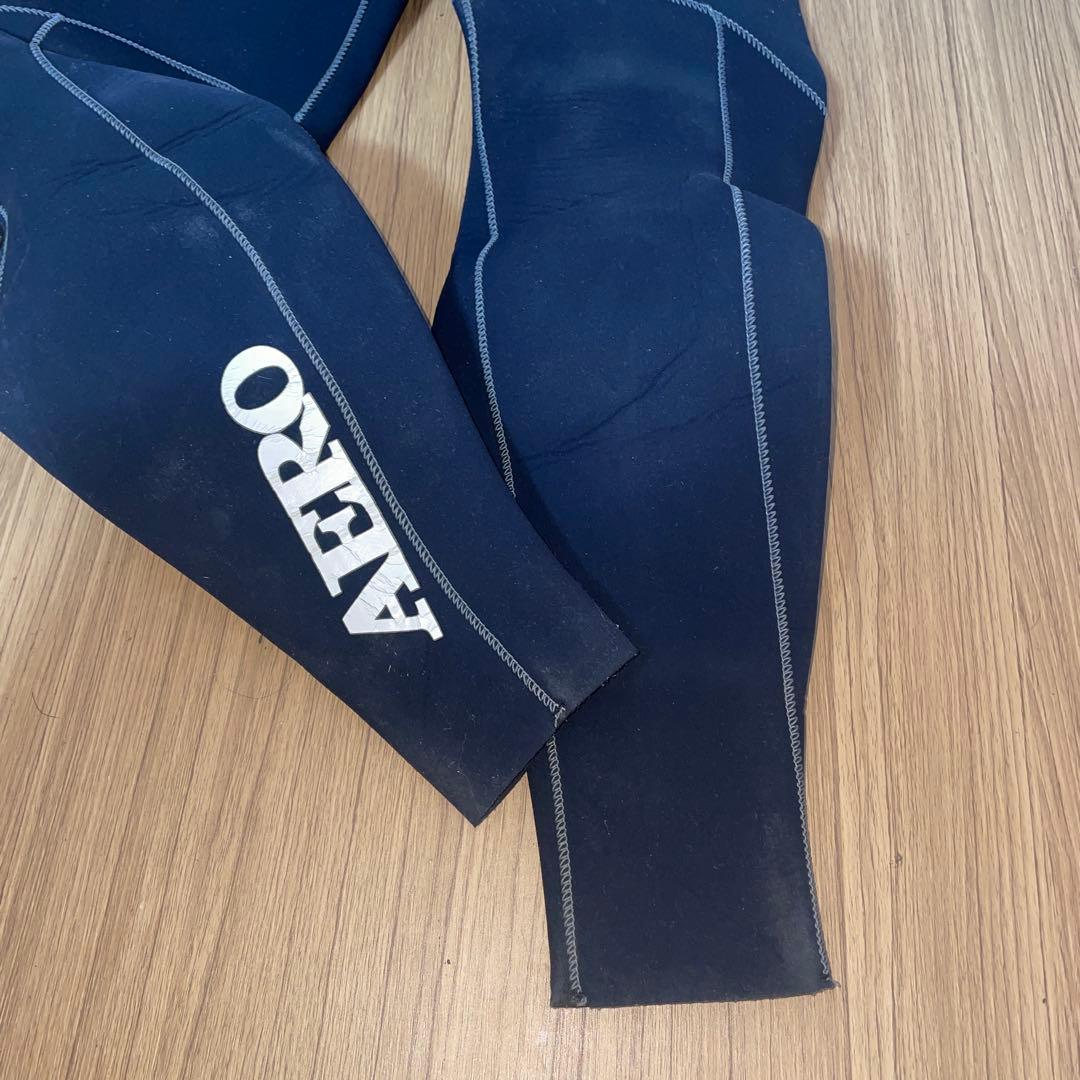 AEROQUIP フルスーツ ブラック ネックエントリー膝パッド付きサイズM