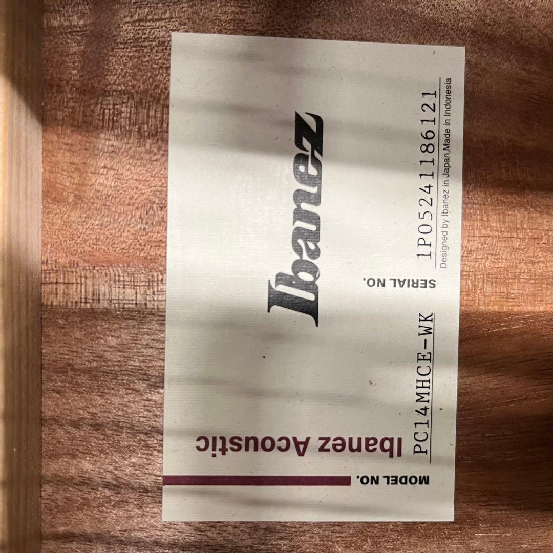 【11362】Ibanez PC14MHCE-WK エレアコ ブラック サテン