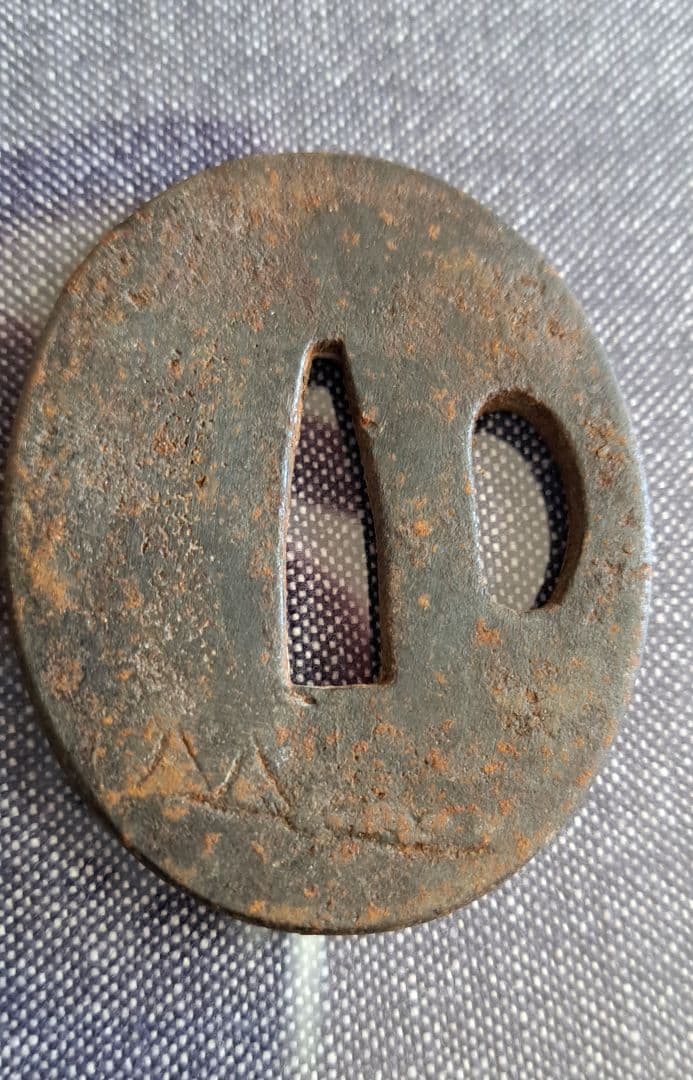 時代 刀装具 鍔 日本刀 つば 金張 象嵌 まとめ 4点 骨董 古美術 鉄鍔