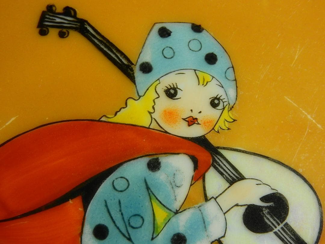 希少 オールドノリタケ アールデコ ピエレッタ デコレディ プレートNo.493