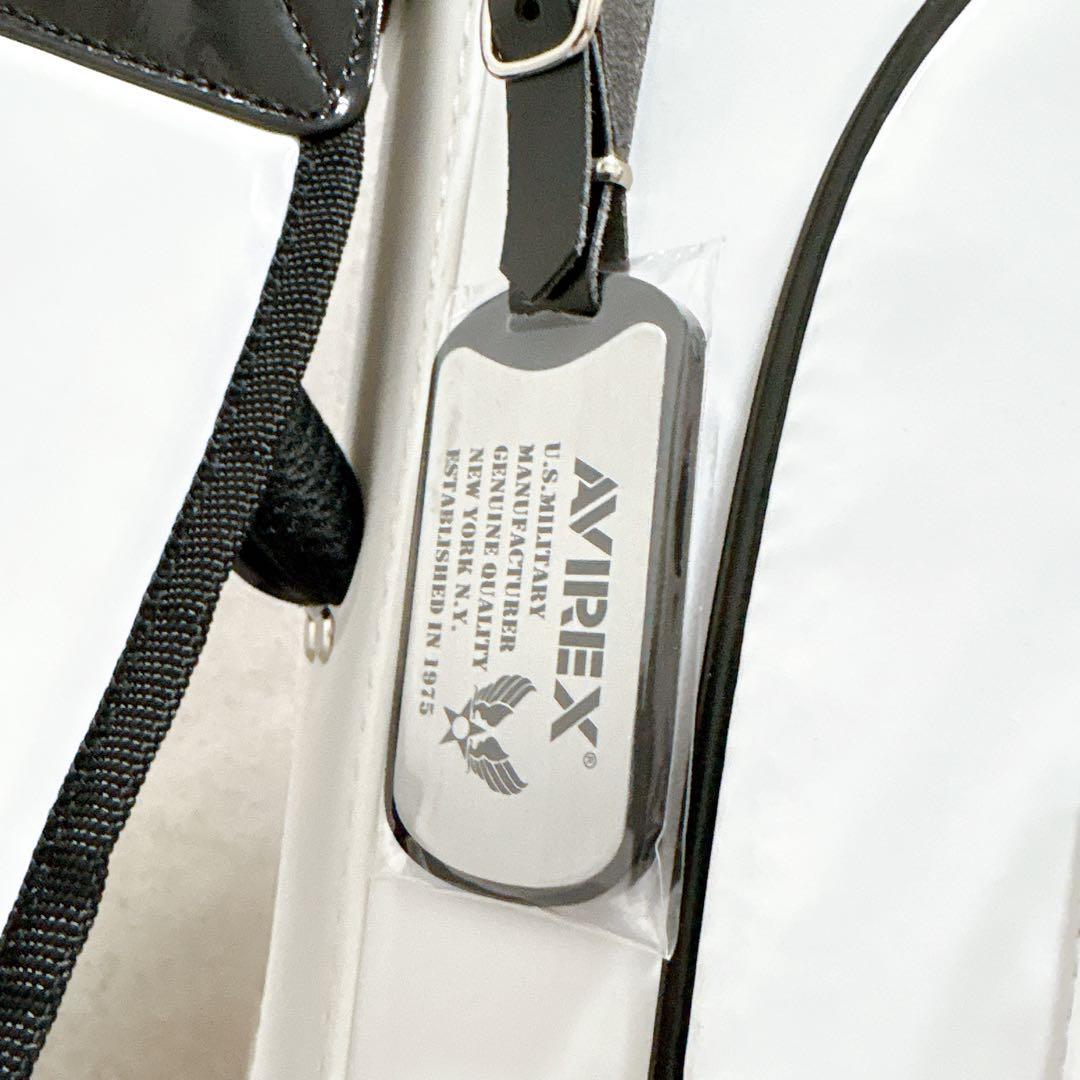 未使用 アビレックス AVIREX ゴルフ キャディバッグ 白 軽量 カード型