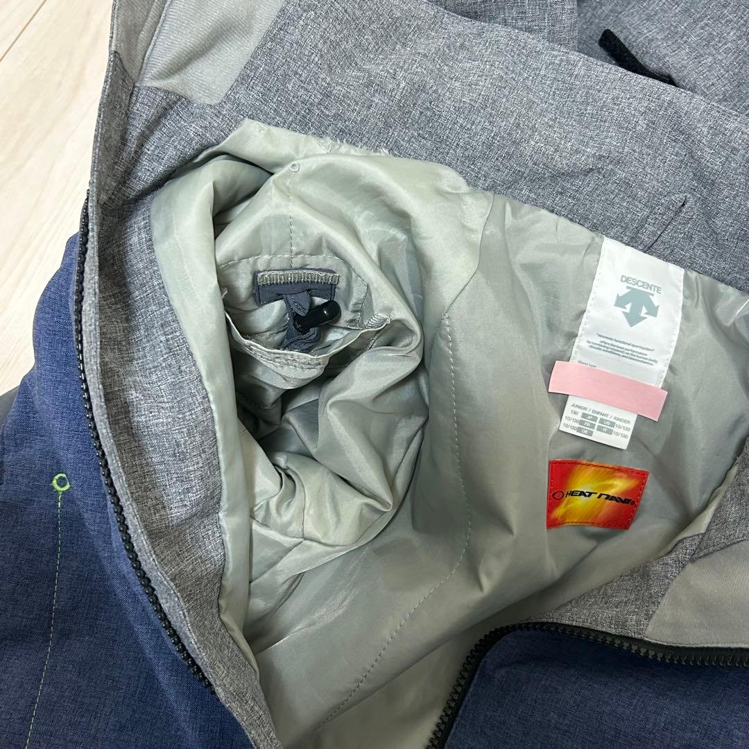 DESCENTE 子ども用スキーウェア ネイビー　130cm 帽子　おまけ