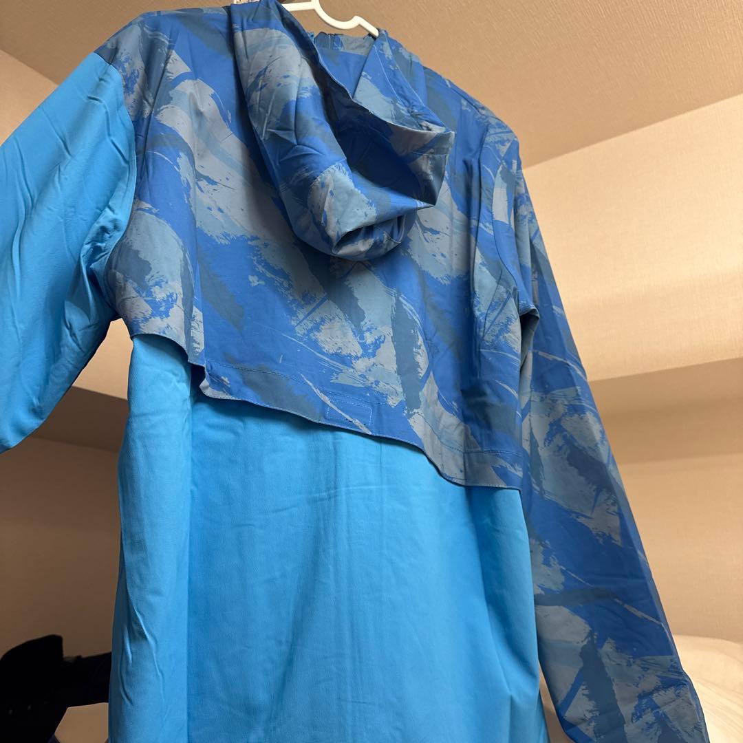 YONEX フード付きジャージ 青