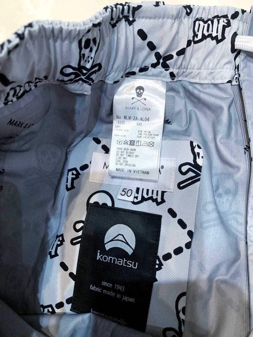 希少完売　良品　マークアンドロナ　MARK&LONA レインウェア　セットアップ