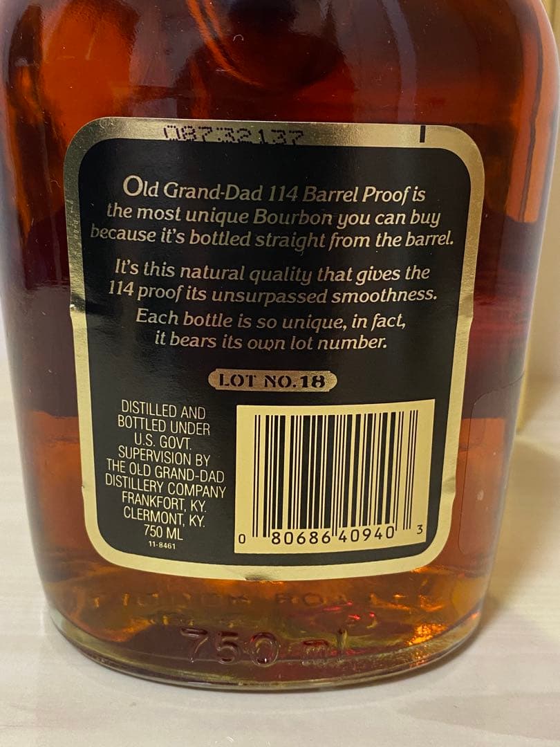 OLD GRAND DAD 114 750ml 古酒