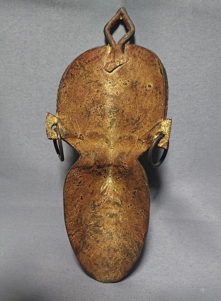 （primitive art）コートジボワール　バウレ族 古銅 女子マスク