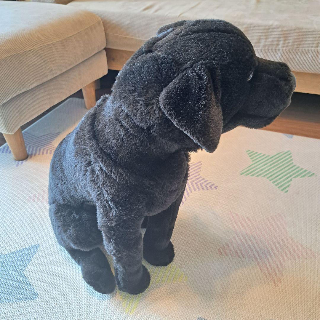 ラブラドール　アニマルアレイ　ぬいぐるみ　ブラック　等身大　ビッグサイズ　犬　黒