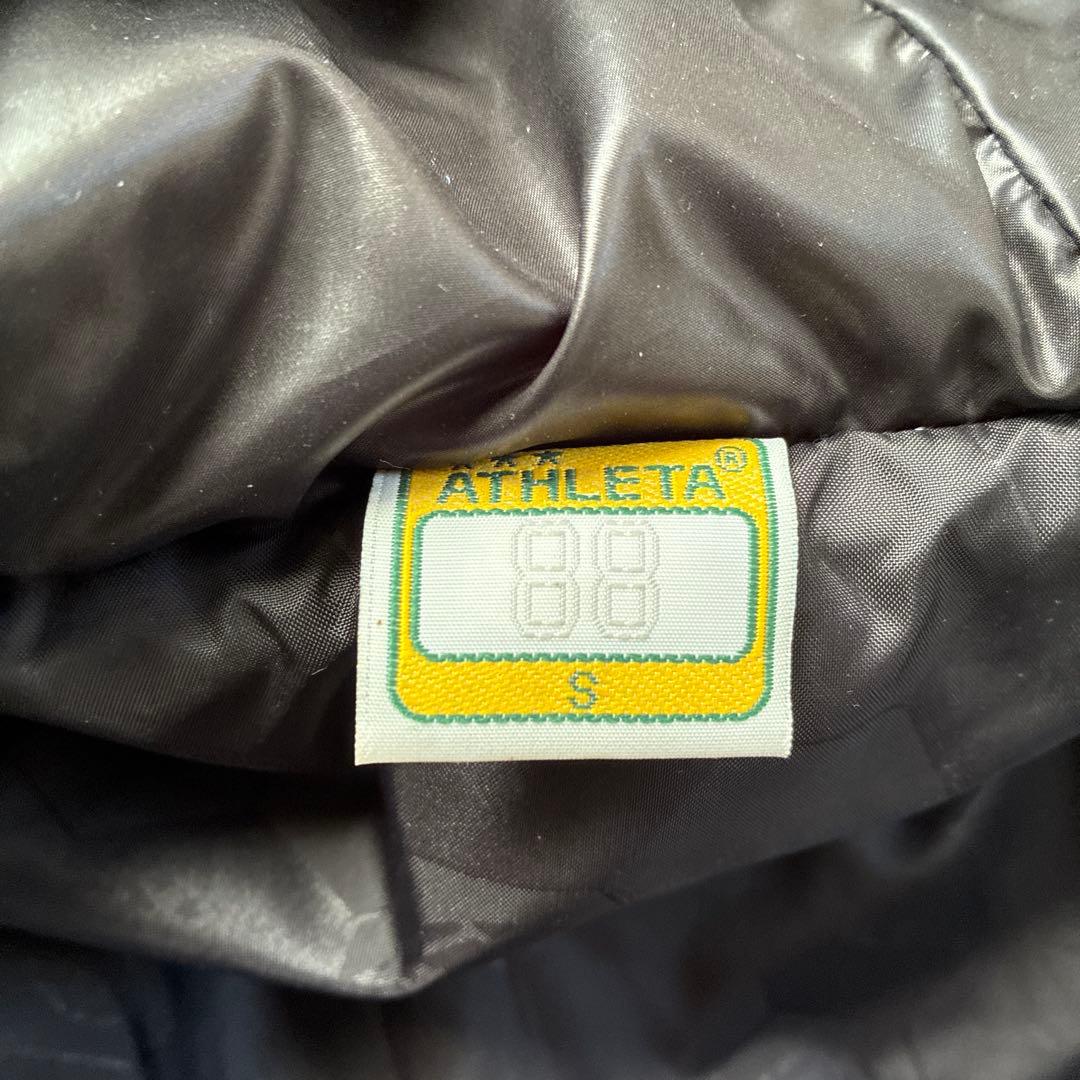 【美品】★ATHLETA アスレタ ベンチコート カモ　ブラック サイズS★