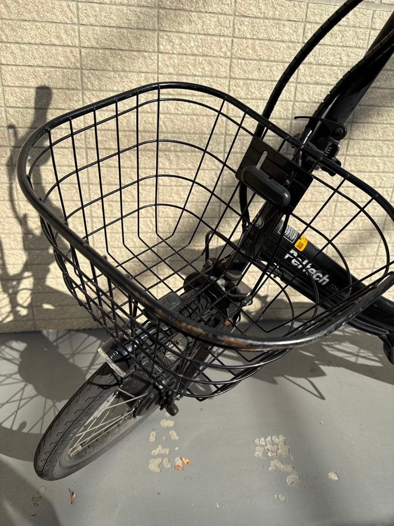 ペルテック電動アシスト自転車 TDN-206L ブラック 6AH