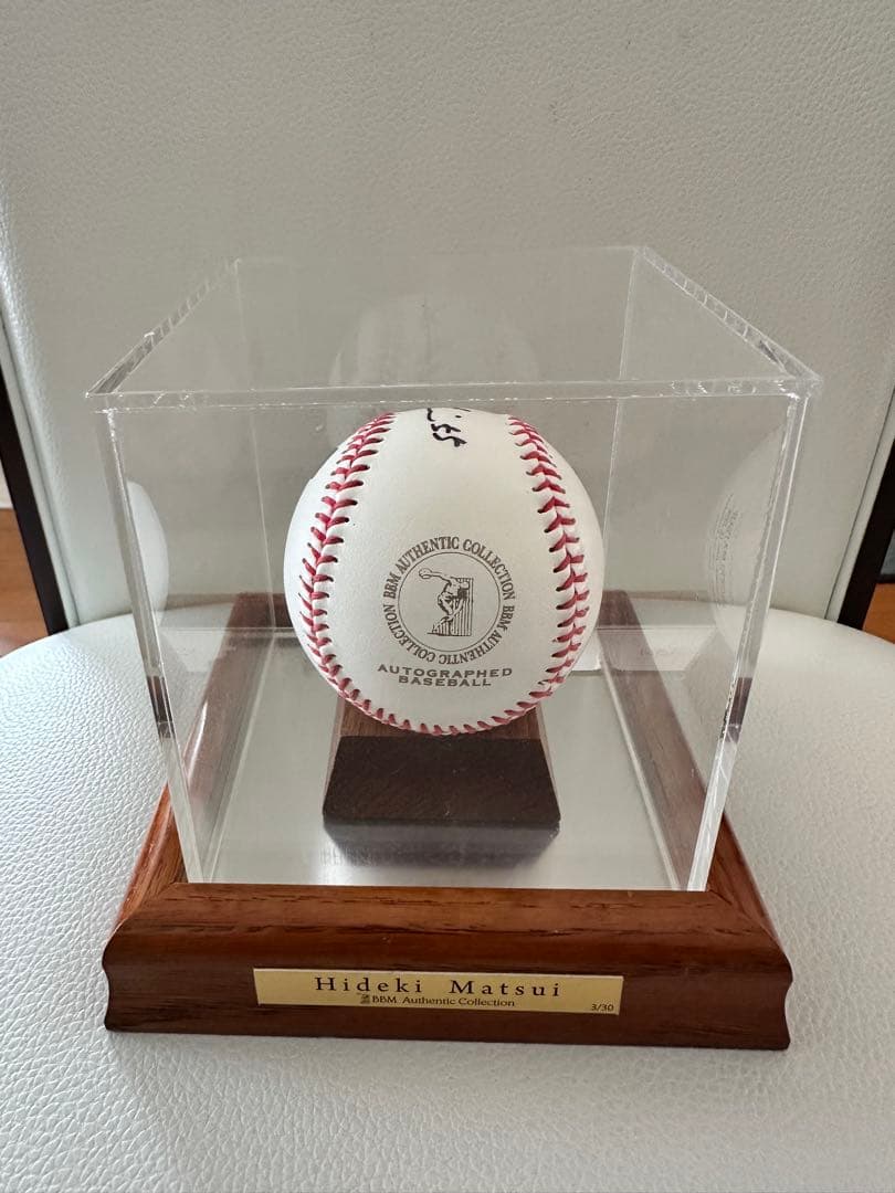 元ニューヨークヤンキース松井秀喜選手直筆サインボール