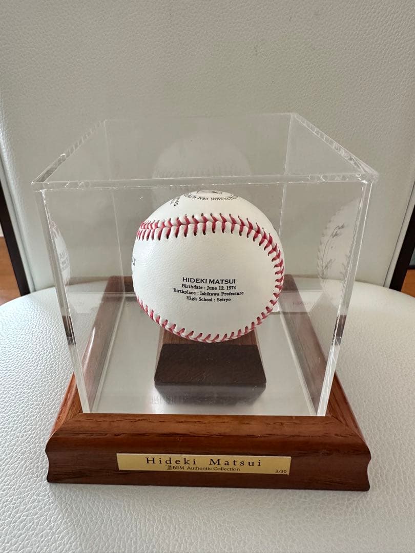 元ニューヨークヤンキース松井秀喜選手直筆サインボール