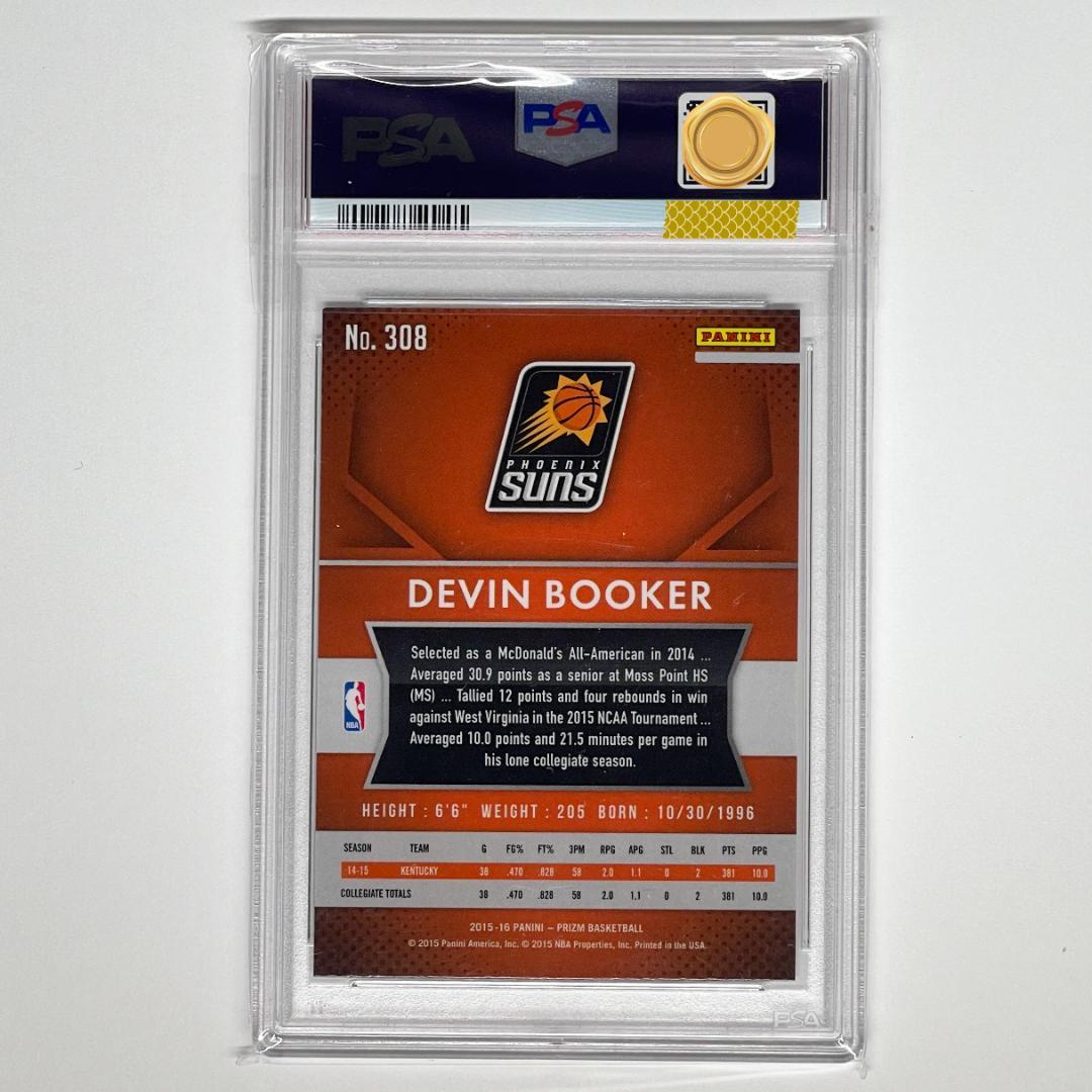 PSA10 ルーキー DEVIN BOOKER RC PRIZM LOW POP