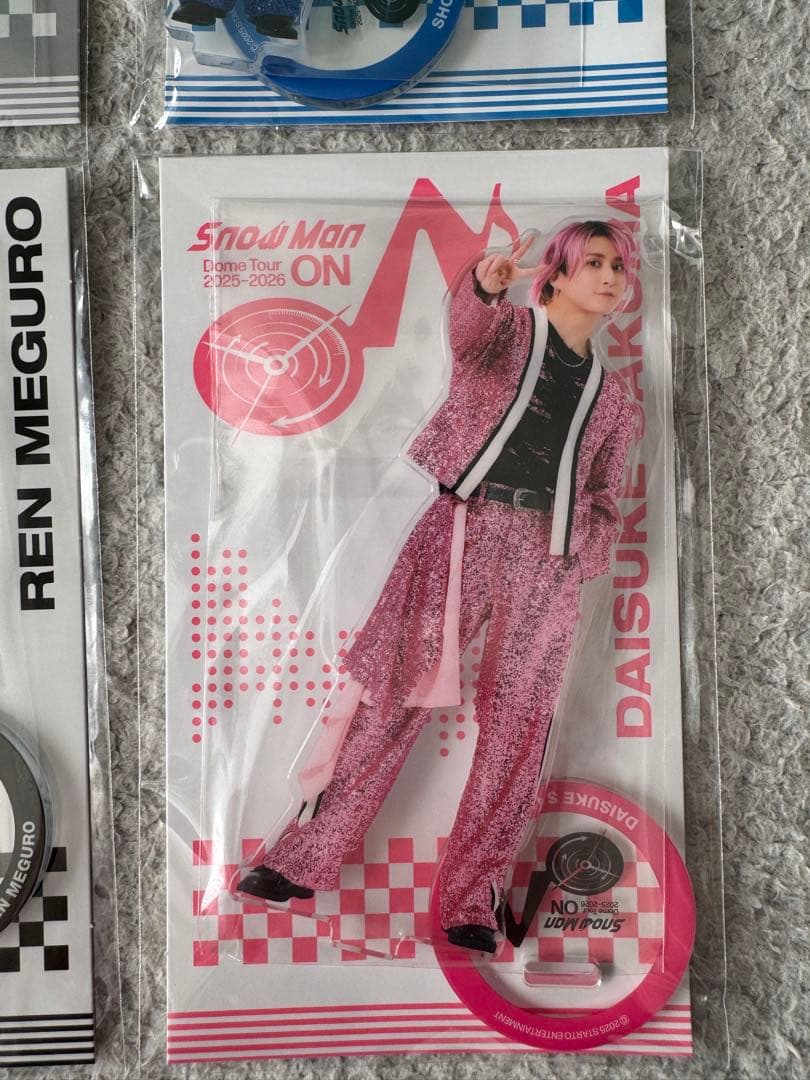 【新品未開封】 man on アクスタ 全員分9枚