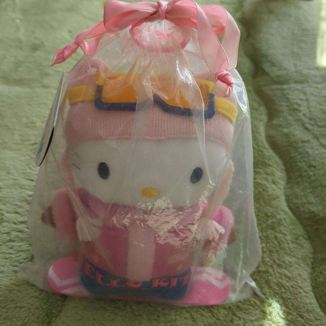 激レア★新品ハローキティ スノーボードぬいぐるみ１９９９年