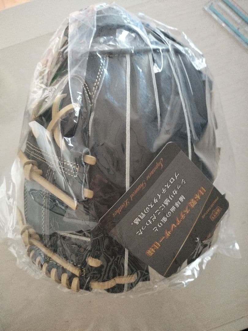 ZETT ソフトグローブ 黒/ベージュ 未使用