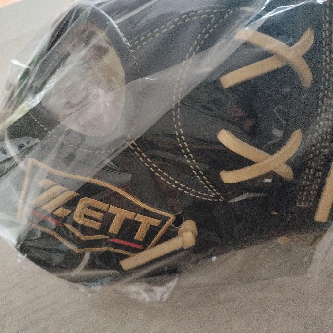 ZETT ソフトグローブ 黒/ベージュ 未使用