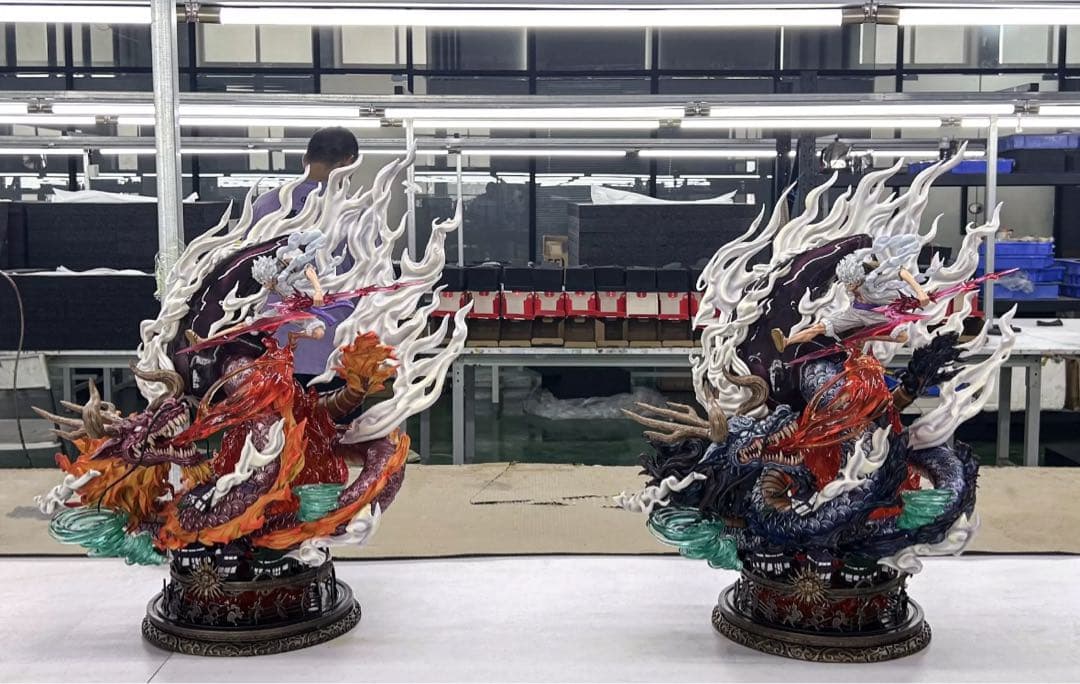 ワンピース 四皇 ニカルフィ ルフィ & カイドウ フィギュア