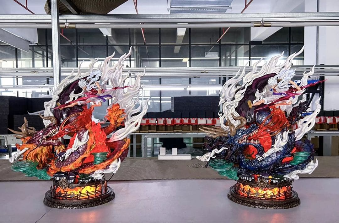 ワンピース 四皇 ニカルフィ ルフィ & カイドウ フィギュア