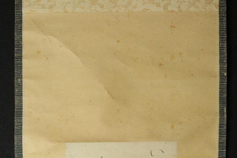 大田垣蓮月 筆 秋 和歌 色紙 軸(K-YC544)