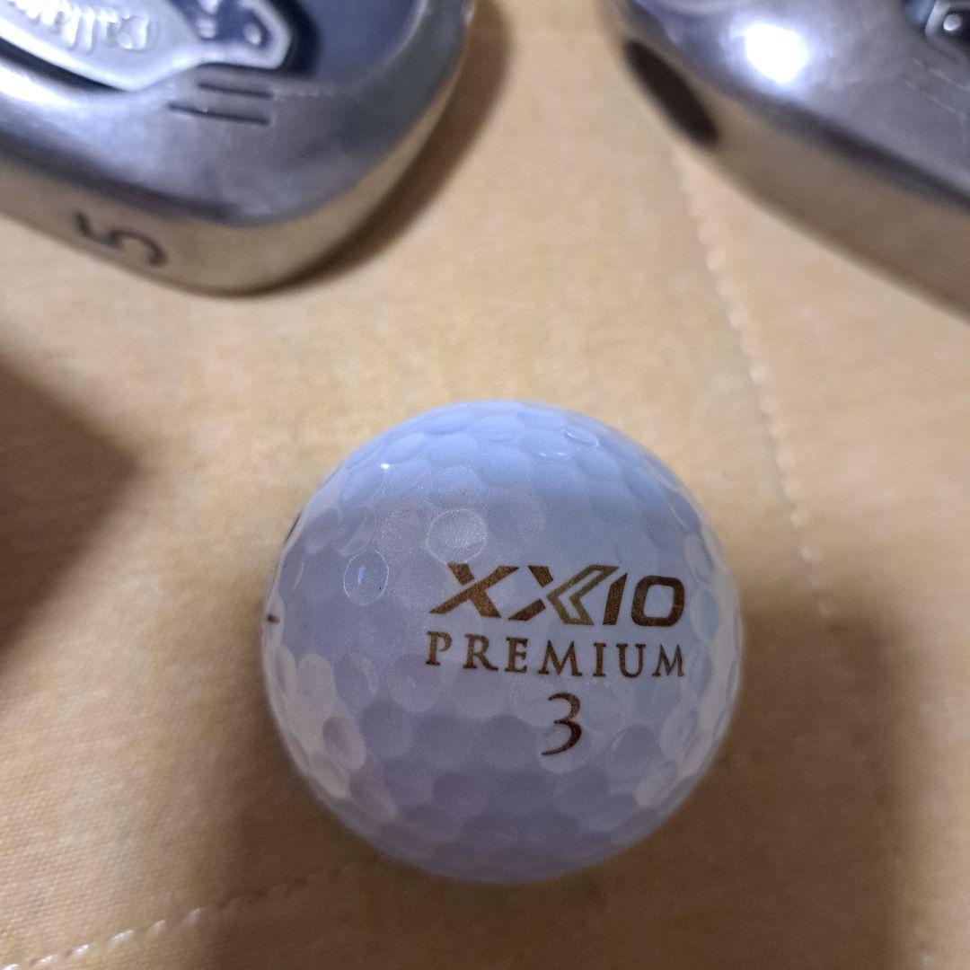 キャロウェイX16PRO アイアンセット5～PW、新品クラブケース、新品ボール付