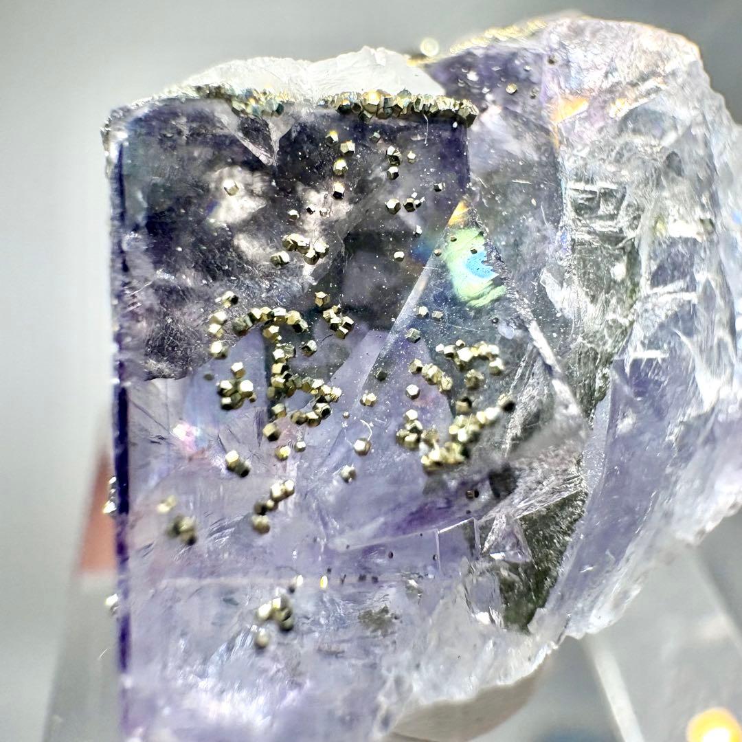 602 中国 ヤオガンシャン産 フローライト&パイライト