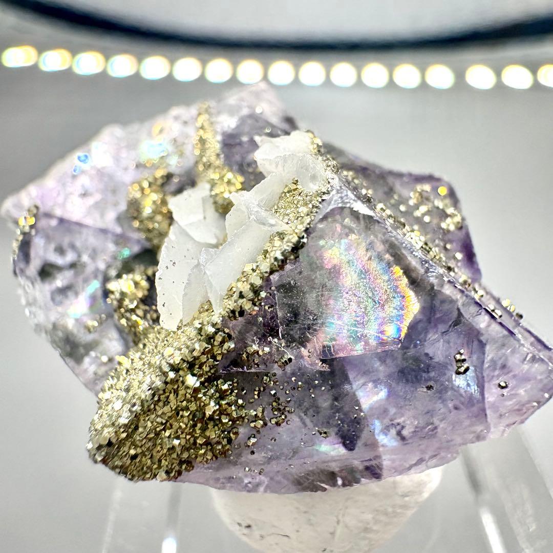 602 中国 ヤオガンシャン産 フローライト&パイライト