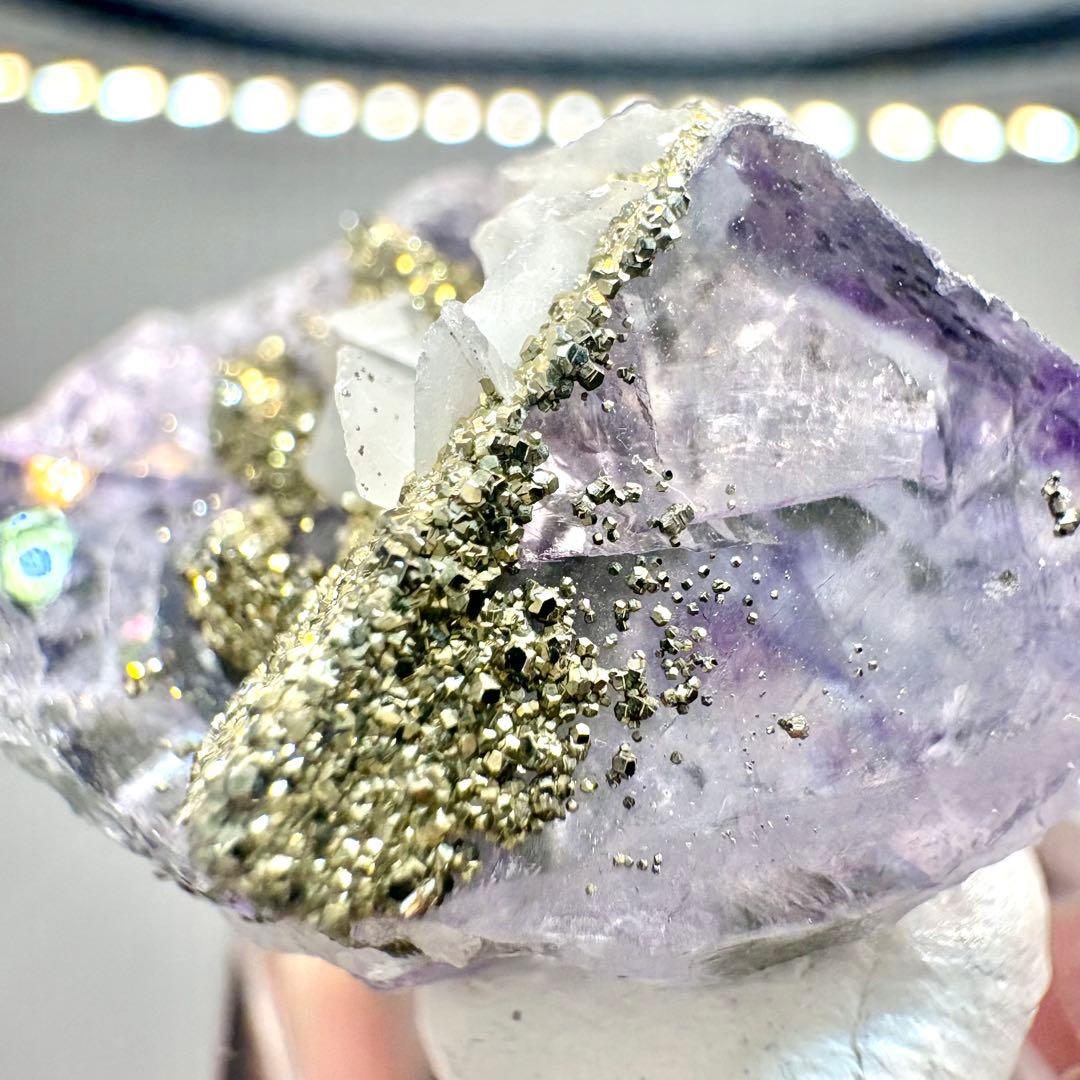 602 中国 ヤオガンシャン産 フローライト&パイライト