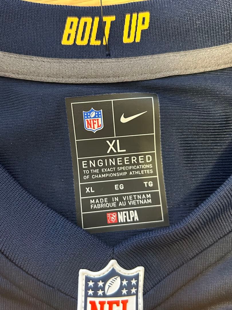 NIKE Justin Herbert NFL 公式ユニフォーム紺色　タグ付き