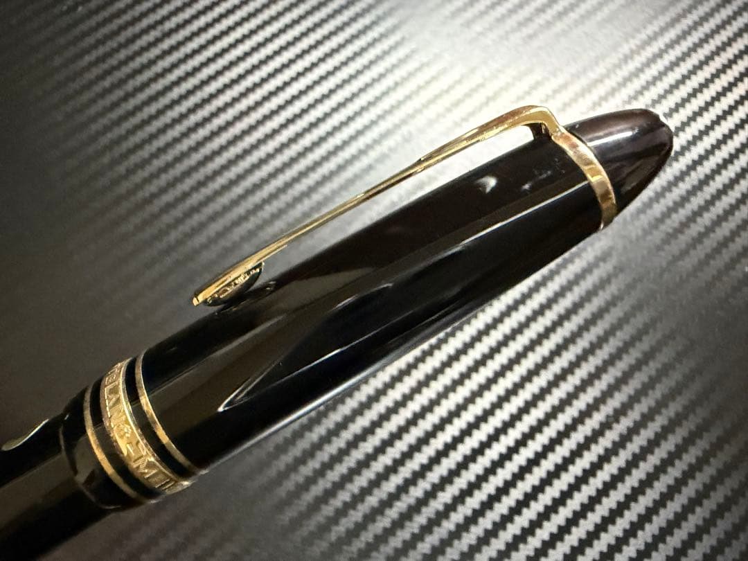 未使用に近い モンブラン 146 14K 全金 M 中字 万年筆