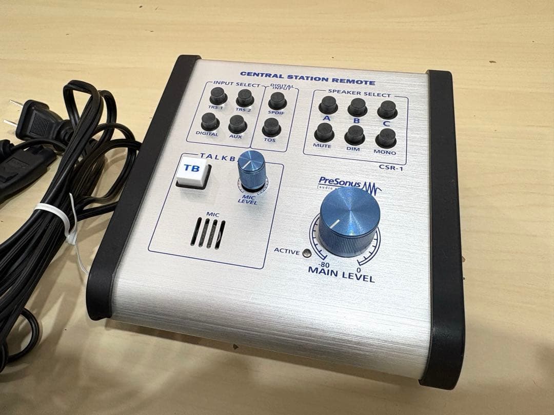 PreSonus モニターセレクター CENTRAL STATION スタジオ