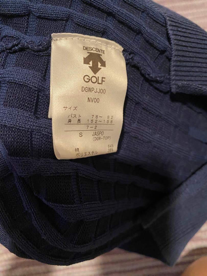 デサントゴルフ　ワンピース　ネイビー